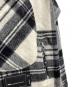 中古・古着 WE11DONE (ウェルダン) Grey Wool Plaid Anorak Jacket/グレーウールプラッドアノラックジャケット ホワイト×ブラック サイズ:M：16000円