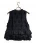 crinkle crinkle crinkle (クリンクル クリンクル クリンクル) frill rayon shantung vest/フリルレーヨンシャンタンベスト ブラック サイズ:F：10000円