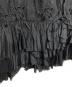 中古・古着 crinkle crinkle crinkle (クリンクル クリンクル クリンクル) frill rayon shantung vest/フリルレーヨンシャンタンベスト ブラック サイズ:F：10000円
