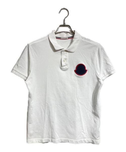 MONCLER（モンクレール）MONCLER (モンクレール) ポロシャツ / polo shirt ホワイト サイズ:Mの古着・服飾アイテム