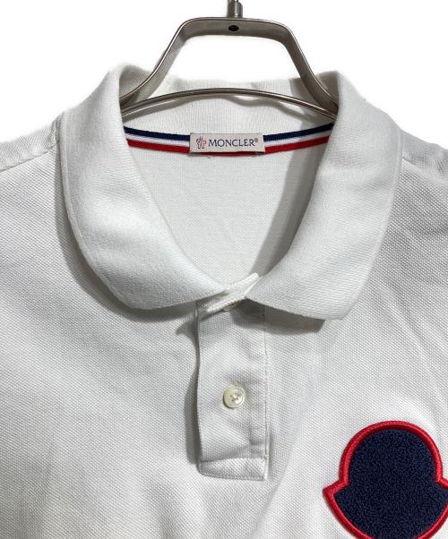 MONCLER（モンクレール）MONCLER (モンクレール) ポロシャツ / polo shirt ホワイト サイズ:Mの古着・服飾アイテム