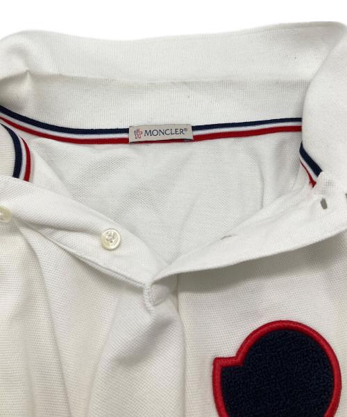 MONCLER（モンクレール）MONCLER (モンクレール) ポロシャツ / polo shirt ホワイト サイズ:Mの古着・服飾アイテム