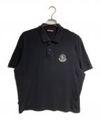 MONCLERモンクレール）の古着「ポロシャツ/polo shirt」｜ブラック