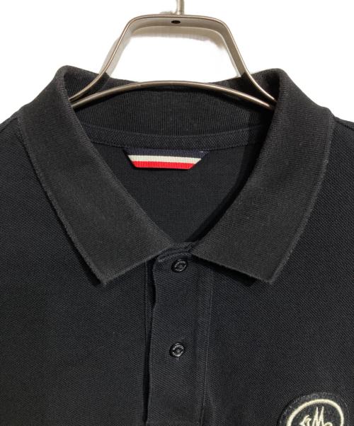 MONCLER（モンクレール）MONCLER (モンクレール) ポロシャツ/polo shirt ブラック サイズ:Lの古着・服飾アイテム