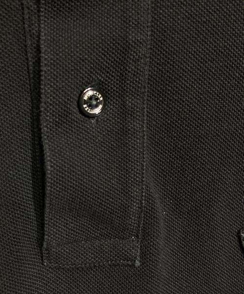 MONCLER（モンクレール）MONCLER (モンクレール) ポロシャツ/polo shirt ブラック サイズ:Lの古着・服飾アイテム