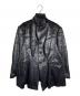 COMME des GARCONS（コムデギャルソン）の古着「サイドカットフェイクファーテーラードジャケット」｜ブラック