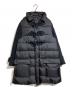 tricot COMME des GARCONS（トリココムデギャルソン）の古着「メルトン切替チャイナダウンコート」｜ブラック