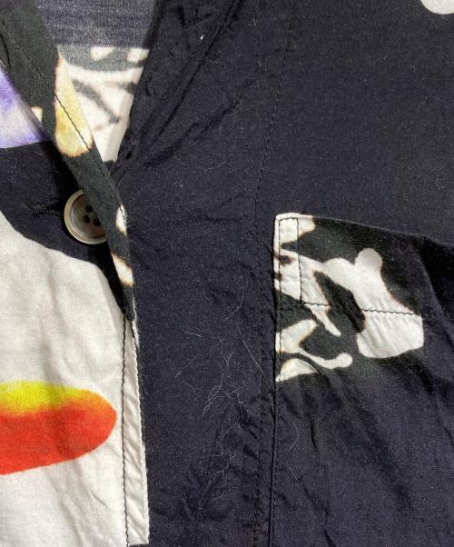 OUR LEGACY（アワーレガシー）OUR LEGACY (アワーレガシー) ボックスショートスリーブアロハシャツ/Box short-sleeve aloha shirt ブラック×ホワイト サイズ:36の古着・服飾アイテム