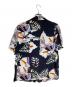 OUR LEGACY (アワーレガシー) ボックスショートスリーブアロハシャツ/Box short-sleeve aloha shirt ブラック×ホワイト サイズ:36：12000円
