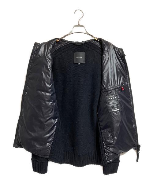 DUVETICA（デュベティカ）DUVETICA (デュベティカ) DRAUGLUIN/ドラウグルイン　ニットダウンジャケット ブラック サイズ:50の古着・服飾アイテム