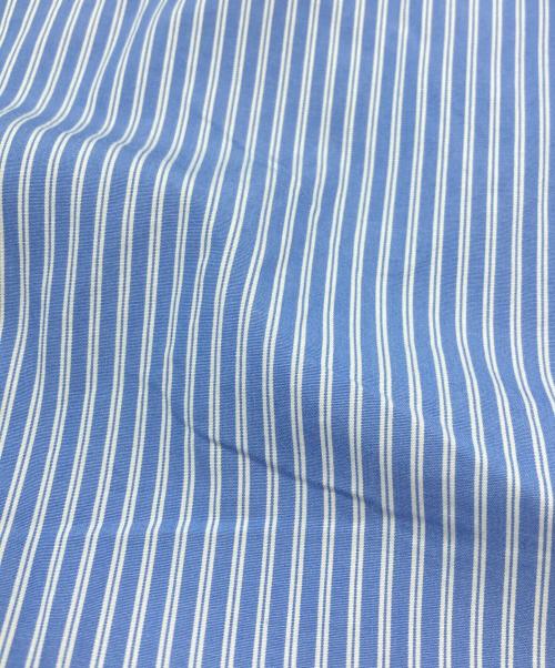 COMME des GARCONS HOMME（コムデギャルソン オム）COMME des GARCONS HOMME (コムデギャルソン オム) パッチワークストライプS/Sシャツ/Patchwork Stripe Short-Sleeve Shirt ブルー サイズ:XSの古着・服飾アイテム