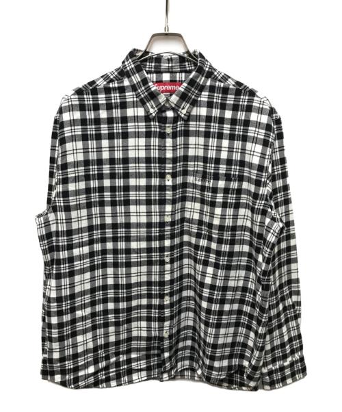 SUPREME（シュプリーム）Supreme (シュプリーム) plaid flannel shirt ブラック サイズ:Mの古着・服飾アイテム