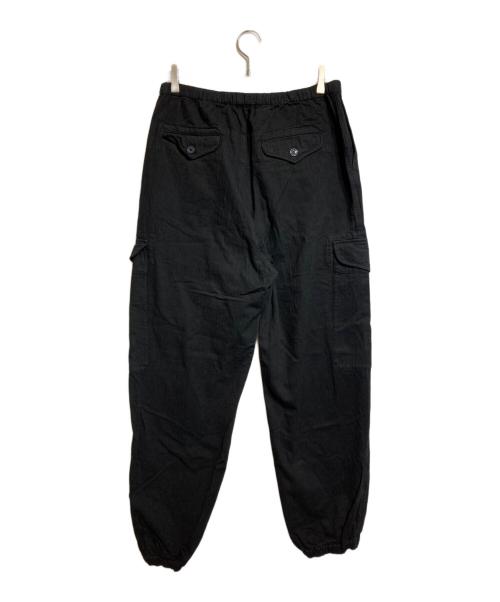 GUCCI（グッチ）GUCCI (グッチ) Flags Patch Cotton Cargo Trousers ブラック サイズ:48の古着・服飾アイテム