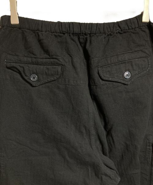 GUCCI（グッチ）GUCCI (グッチ) Flags Patch Cotton Cargo Trousers ブラック サイズ:48の古着・服飾アイテム