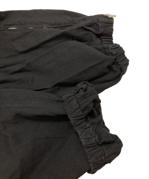 GUCCI（グッチ）GUCCI (グッチ) Flags Patch Cotton Cargo Trousers ブラック サイズ:48の古着・服飾アイテム