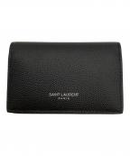 Saint Laurent Parisサンローランパリ）の古着「キャビアスキンキーケース」｜ブラック