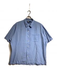POLO RALPH LAUREN（ポロ・ラルフローレン）の古着「オープンカラーシャツ/open collar shirt」｜ブルー
