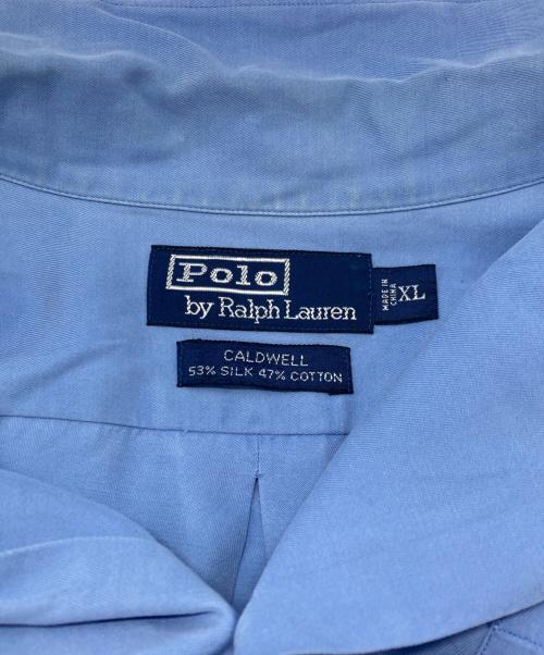 POLO RALPH LAUREN（ポロ・ラルフローレン）POLO RALPH LAUREN (ポロ・ラルフローレン) オープンカラーシャツ/open collar shirt ブルー サイズ:XLの古着・服飾アイテム
