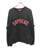 SUPREMEシュプリーム）の古着「kanji logo crewneck」｜ネイビー