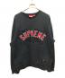 Supreme（シュプリーム）の古着「kanji logo crewneck」｜ネイビー