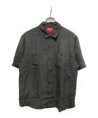 SUPREMEシュプリーム）の古着「S/Sシルクシャツ」｜ブラック