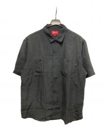 SUPREME（シュプリーム）の古着「S/Sシルクシャツ」｜ブラック