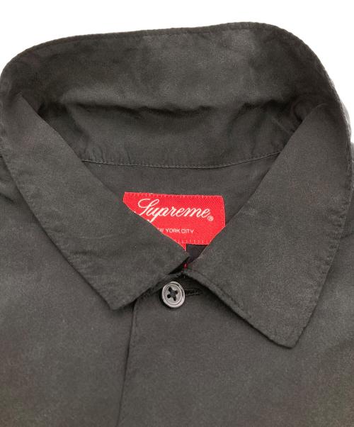 SUPREME（シュプリーム）SUPREME (シュプリーム) S/Sシルクシャツ ブラック サイズ:	SIZE Mの古着・服飾アイテム