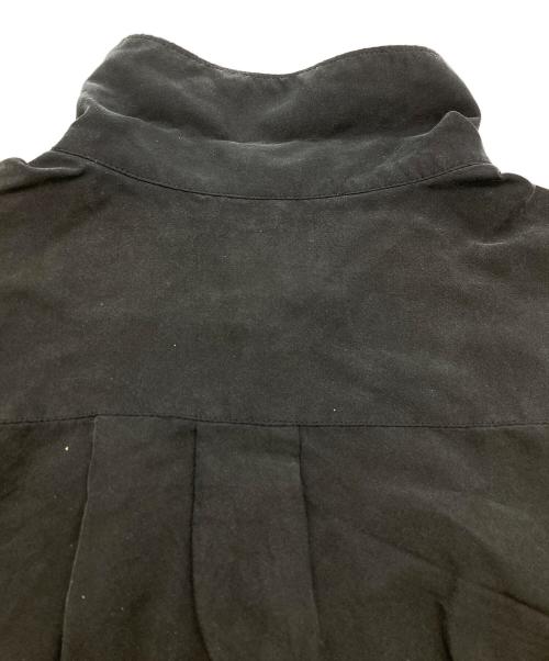 SUPREME（シュプリーム）SUPREME (シュプリーム) S/Sシルクシャツ ブラック サイズ:	SIZE Mの古着・服飾アイテム