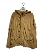 POLO RALPH LAURENポロ・ラルフローレン）の古着「スウェットミリタリージャケット」｜ブラウン