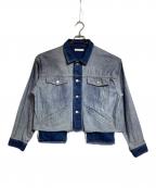 jiedaジエダ）の古着「BACK SIDE CUT OFF DENIM JACKET」｜インディゴ