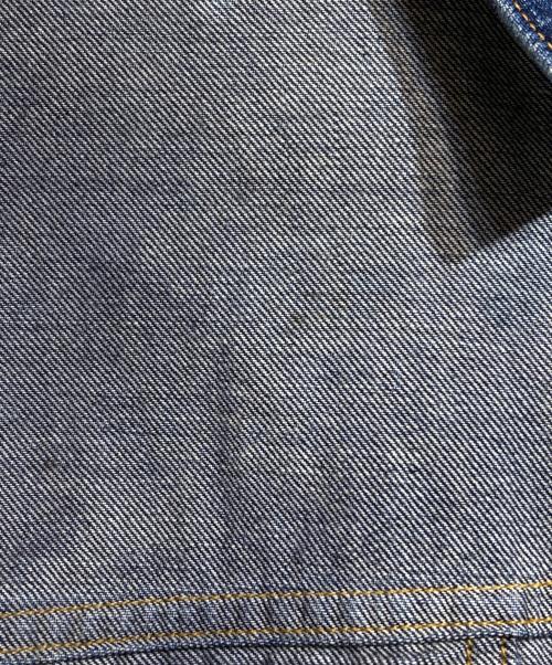 jieda（ジエダ）jieda (ジエダ) BACK SIDE CUT OFF DENIM JACKET インディゴ サイズ:2の古着・服飾アイテム