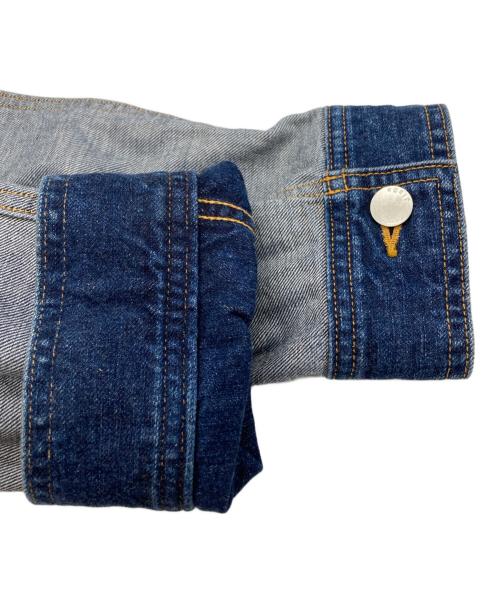 jieda（ジエダ）jieda (ジエダ) BACK SIDE CUT OFF DENIM JACKET インディゴ サイズ:2の古着・服飾アイテム