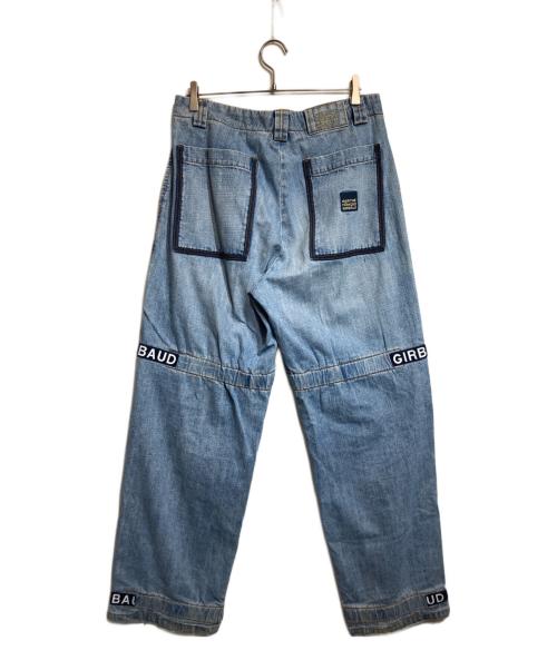 MARITHE+FRANCOIS GIRBAUD（マリテフランソワジルボー）MARITHE+FRANCOIS GIRBAUD (マリテフランソワジルボー) シャトルデニムパンツ インディゴ サイズ:34の古着・服飾アイテム
