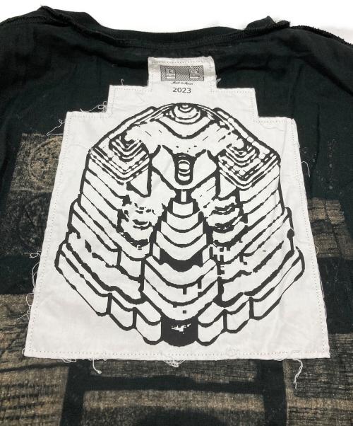 C.E（シーイー）C.E (シーイー) GAUZE SHORT SLEEVE CREW NECK/ガーゼショートスリーブクルーネック ブラック サイズ:Lの古着・服飾アイテム