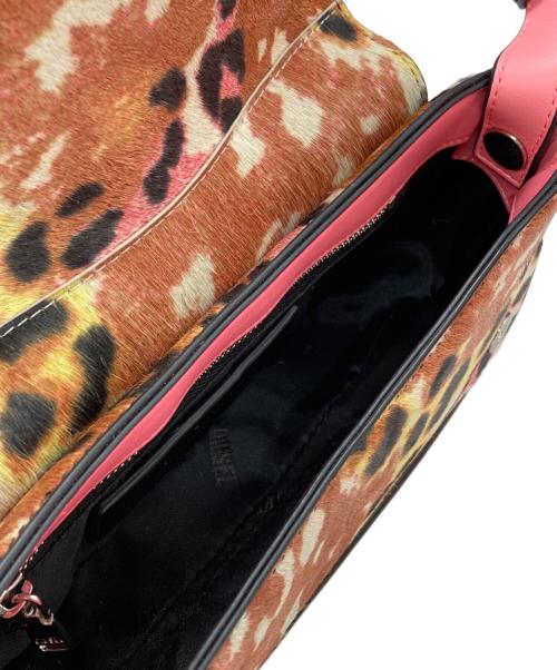 DIESEL（ディーゼル）DIESEL (ディーゼル) Play-Clutch in leopard bag ベージュの古着・服飾アイテム