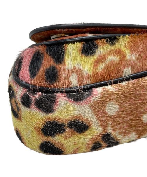 DIESEL（ディーゼル）DIESEL (ディーゼル) Play-Clutch in leopard bag ベージュの古着・服飾アイテム