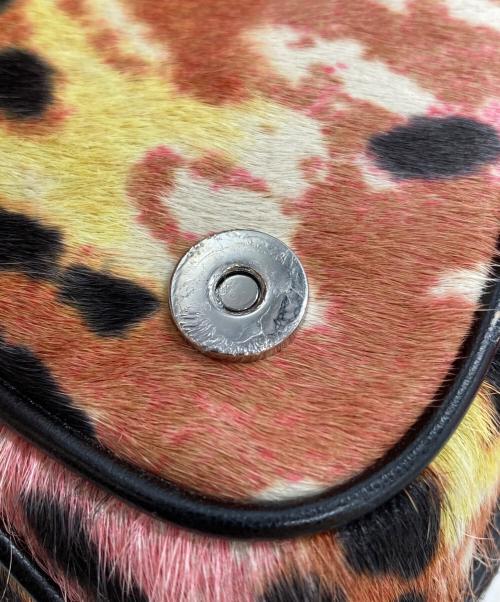 DIESEL（ディーゼル）DIESEL (ディーゼル) Play-Clutch in leopard bag ベージュの古着・服飾アイテム