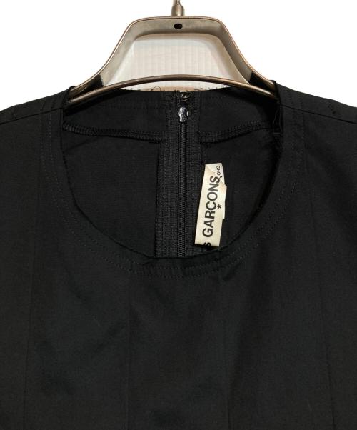 COMME des GARCONS（コムデギャルソン）COMME des GARCONS (コムデギャルソン) プリーツデザインブラウス ブラック サイズ:Sの古着・服飾アイテム