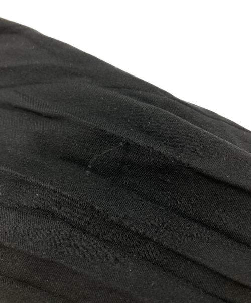 COMME des GARCONS HOMME PLUS（コムデギャルソンオムプリュス）COMME des GARCONS HOMME PLUS (コムデギャルソンオムプリュス) ポリエステル縮絨切替シャツ ブラック サイズ:Ｍの古着・服飾アイテム