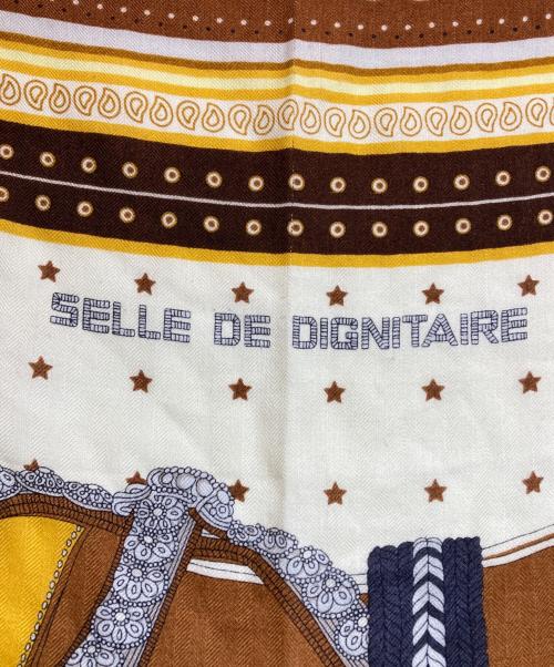 HERMES（エルメス）HERMES (エルメス) カレ140/カレジェアン ブラウンの古着・服飾アイテム