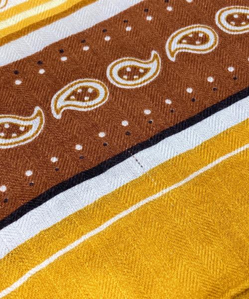 HERMES（エルメス）HERMES (エルメス) カレ140/カレジェアン ブラウンの古着・服飾アイテム