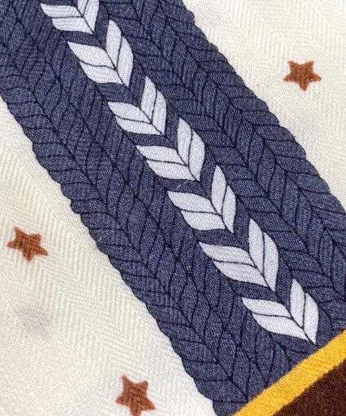 HERMES（エルメス）HERMES (エルメス) カレ140/カレジェアン ブラウンの古着・服飾アイテム