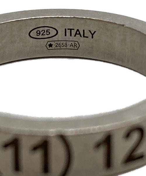 Maison Margiela（メゾンマルジェラ）Maison Margiela (メゾンマルジェラ) NUMBER RING シルバー サイズ:ーの古着・服飾アイテム