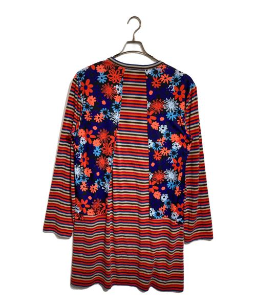 COMME des GARCONS HOMME PLUS（コムデギャルソンオムプリュス）COMME des GARCONS HOMME PLUS (コムデギャルソンオムプリュス) レイヤードボーダーロングカットソー レッド サイズ:Ｌの古着・服飾アイテム