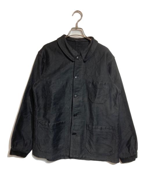 Le Favori（ル ファヴォリ）Le Favori (ル ファヴォリ) ブラックモールスキンジャケット ブラック サイズ:不明の古着・服飾アイテム