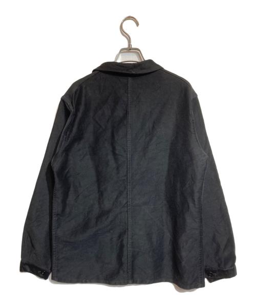 Le Favori（ル ファヴォリ）Le Favori (ル ファヴォリ) ブラックモールスキンジャケット ブラック サイズ:不明の古着・服飾アイテム