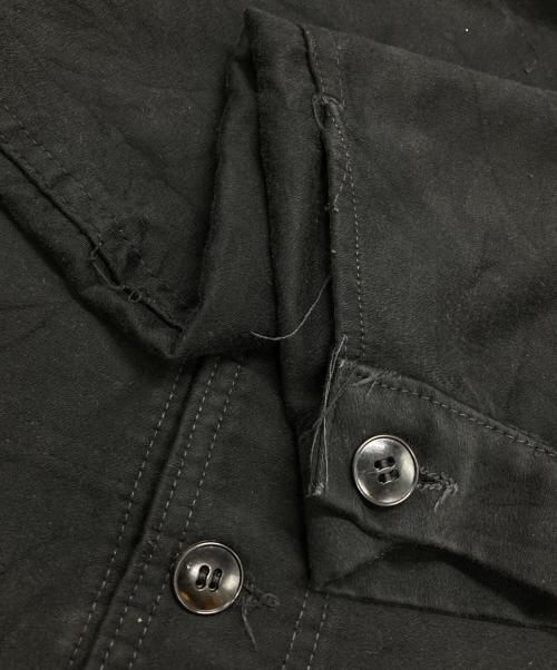 Le Favori（ル ファヴォリ）Le Favori (ル ファヴォリ) ブラックモールスキンジャケット ブラック サイズ:不明の古着・服飾アイテム