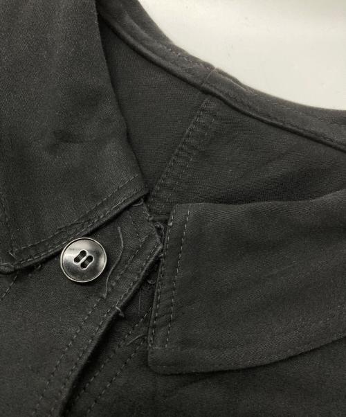 Le Favori（ル ファヴォリ）Le Favori (ル ファヴォリ) ブラックモールスキンジャケット ブラック サイズ:不明の古着・服飾アイテム