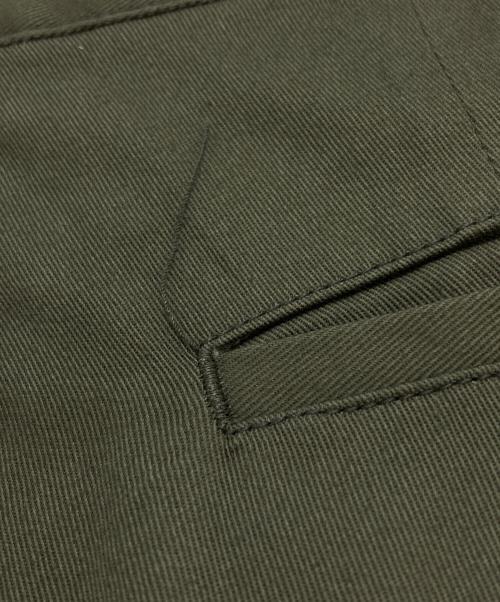 Y's for men（ワイズフォーメン）Y's for men (ワイズフォーメン) 12 Tuck Work Pants オリーブ サイズ:3の古着・服飾アイテム
