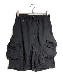 YOKE（ヨーク）の古着「NYLON MULTI POCKETS UTILITY SHORTS/ナイロン マルチポケット ユーティリティショーツ」｜ブラック